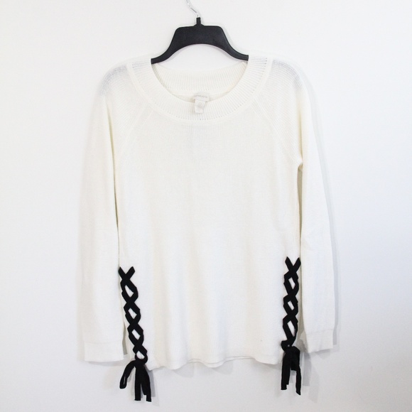 Chico's Fashion Sweater New Women Knit Top Long Sleeves Small sz 0 - Picture 1 of 8